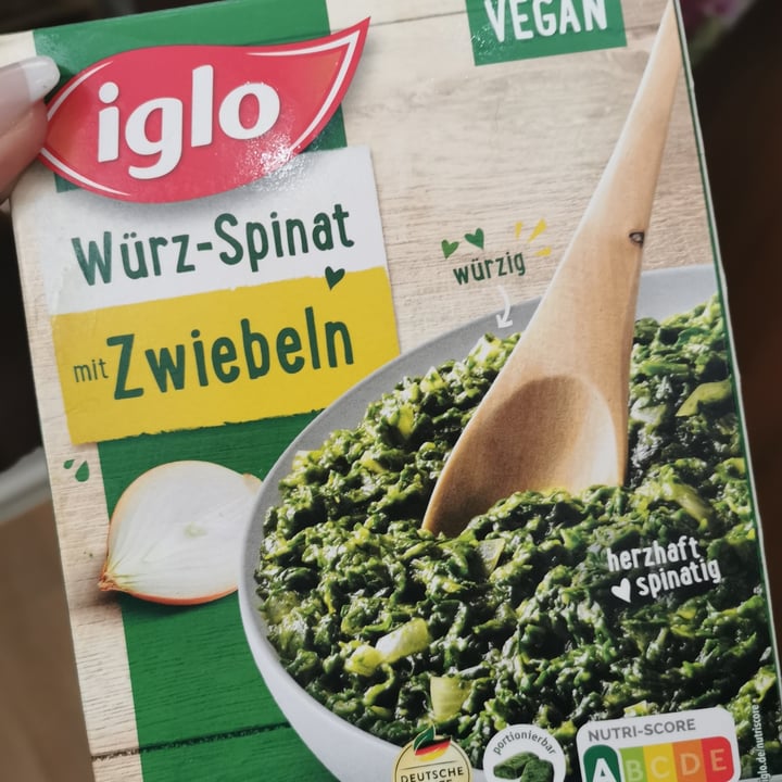photo of Iglo Würzspinat mit Zwiebeln shared by @susikarotti on  30 Jun 2022 - review