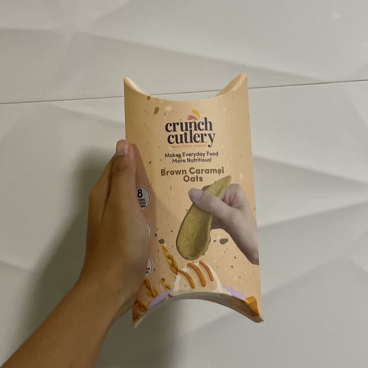 photo of Crunchy cutlery Edible Spoon ( Caramel  Oats) shared by @ilya444 on  12 Mar 2022 - review