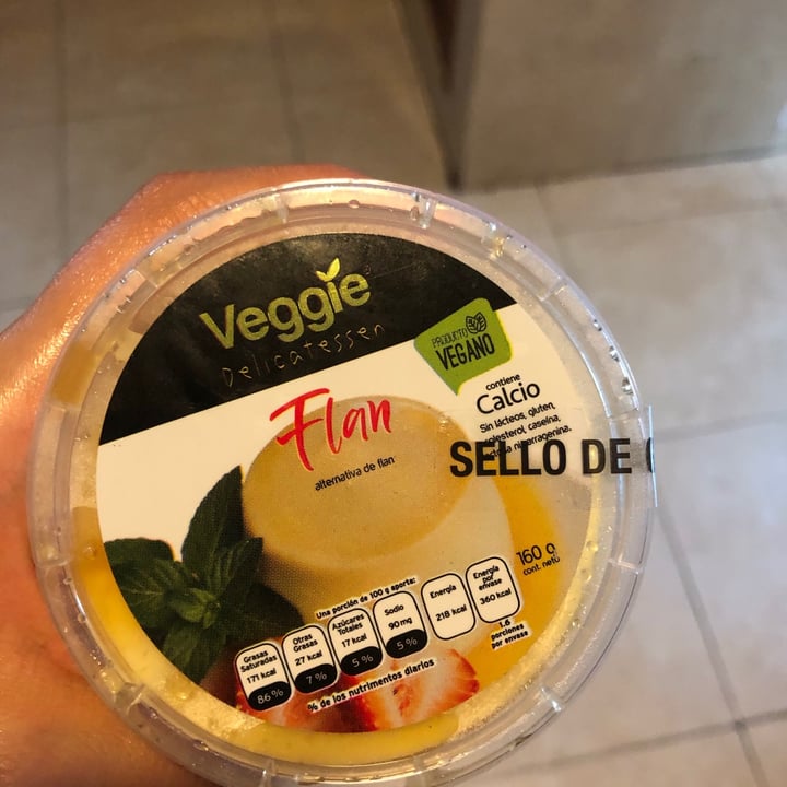 photo of Veggie Delicatessen Flan shared by @inaldama on  15 Jun 2020 - review