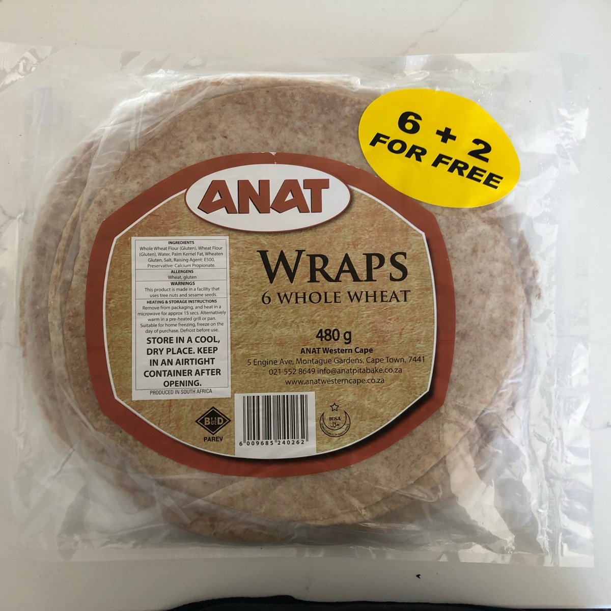 Anat Whole wheat wraps Reviews abillion