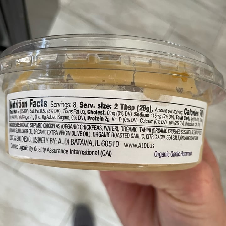 photo of Simply Nature Organic Hummus shared by @jucarlson on  28 Apr 2022 - review