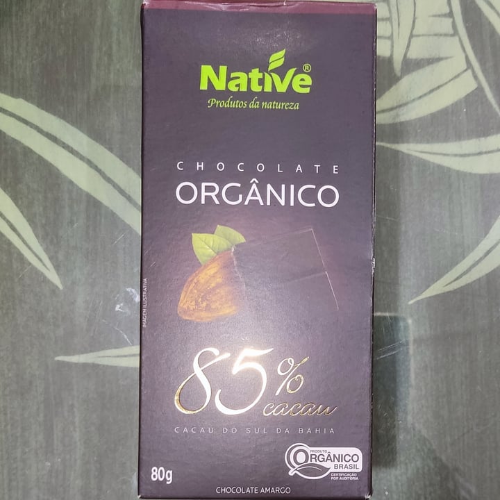 photo of Native Chocolate orgânico 85% shared by @viniciusdeoliveira on  15 Nov 2022 - review