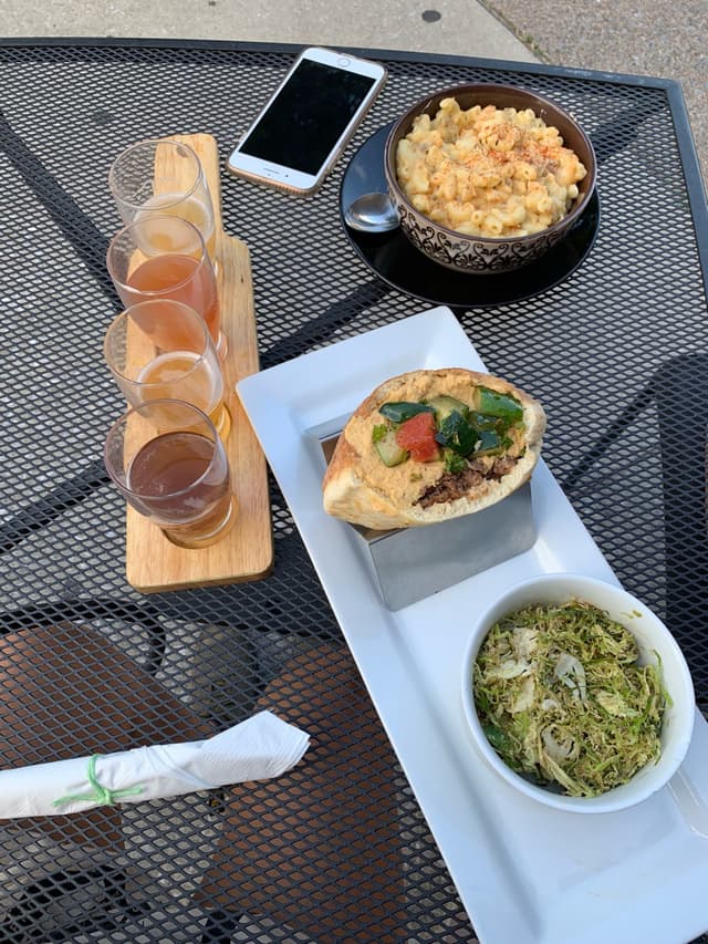 Foto do prato “Lentil Burger”