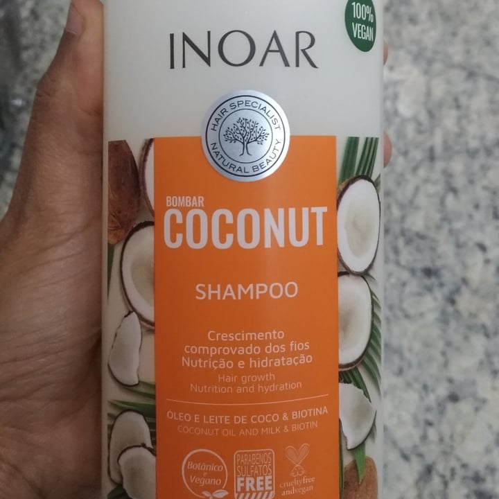 photo of Inoar Coconut Shampoo shared by @jessilobato on  26 Oct 2021 - review
