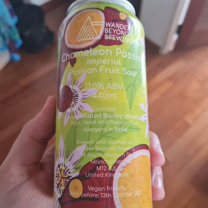 photo of Wander Beyond Brewing Chameleon Passion Imperial Passion Fruit Sour shared by @samlb on  04 Jul 2021 - review