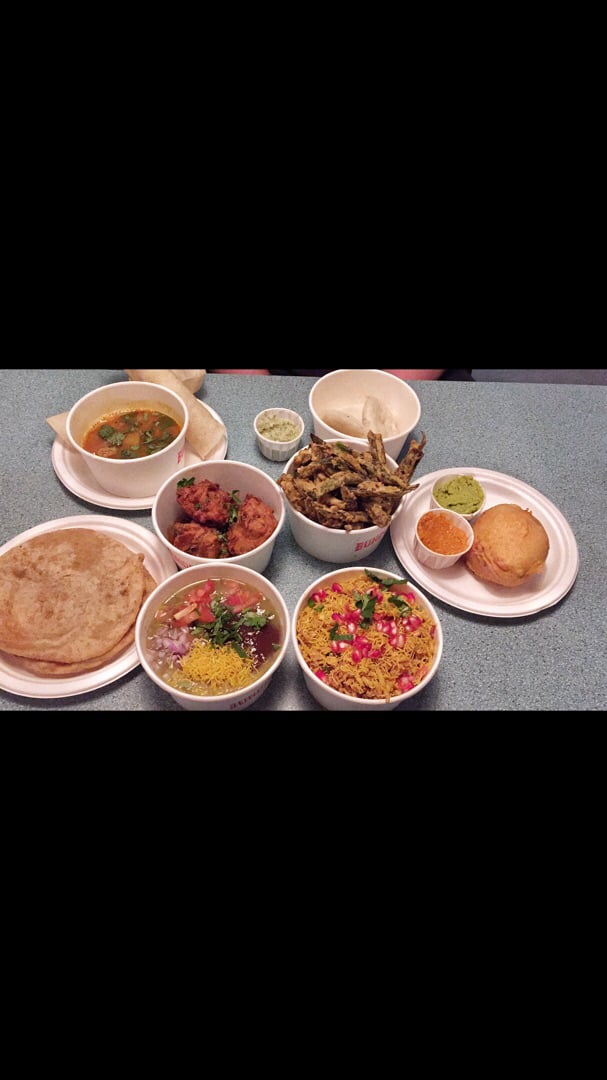 review photo of Bundobust Okra fries,bundo chaat, potato burger, masala dosa + more shared by @farrahwebster on 09 Apr 2019 - review