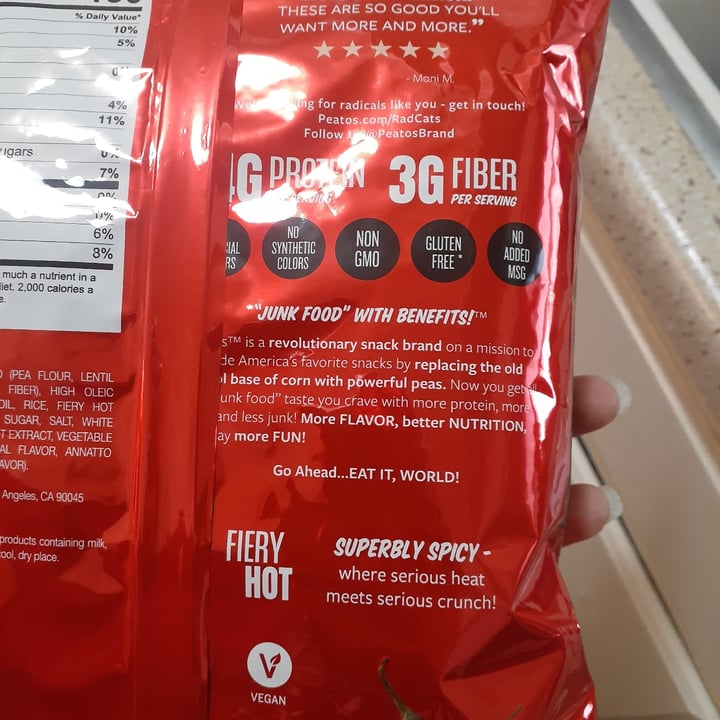 review photo of peatos Peatos fiery hot shared by @vivsalas on 16 Sep 2021 - review