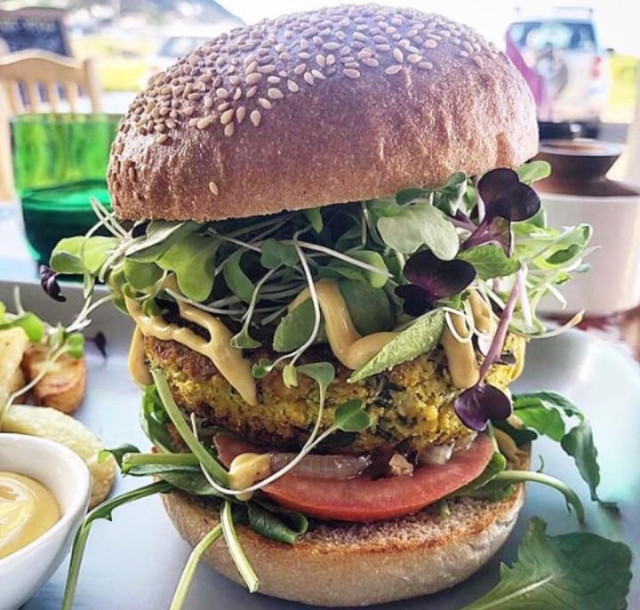photo of Blended Health Cafe & Catering Veggie Deluxe Burger shared by @samanthasmith on  24 Oct 2019 - review