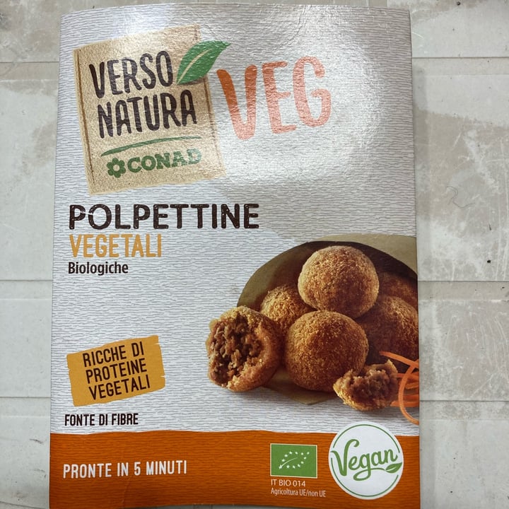 photo of Verso Natura Conad Veg Polpettine vegetali biologiche shared by @giulia98 on  17 Dec 2021 - review