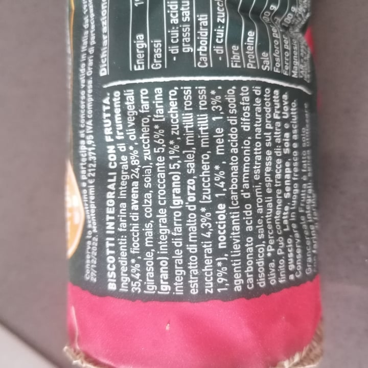 review photo of Mulino Bianco Biscotti GranCereale (frutta) shared by @marlene3 on 15 Oct 2022 - review