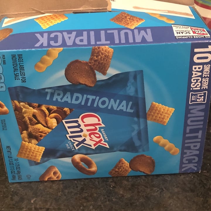 photo of Chex mix Traditional snack mix shared by @veganjordan1 on  15 Oct 2022 - review