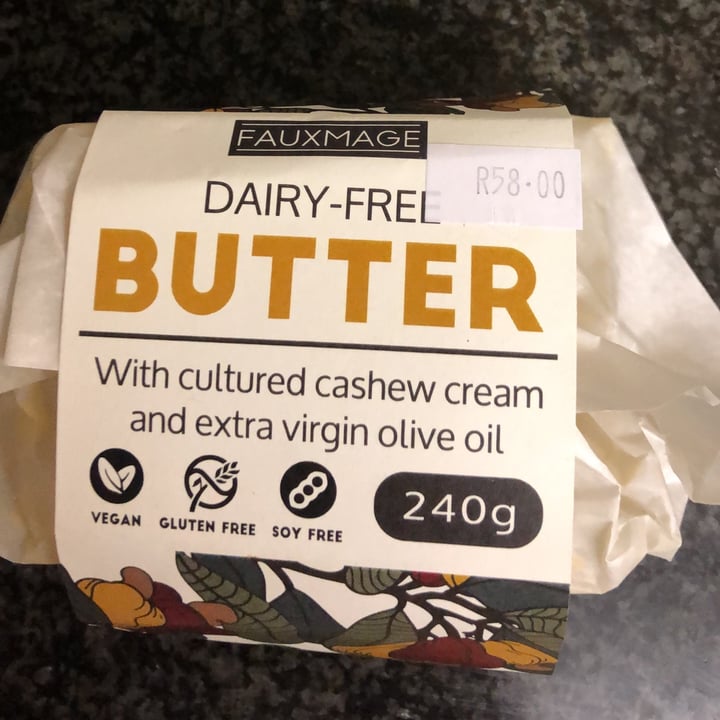 photo of Fauxmage Dairy-Free Butter shared by @louiseloveslentils on  03 Aug 2021 - review