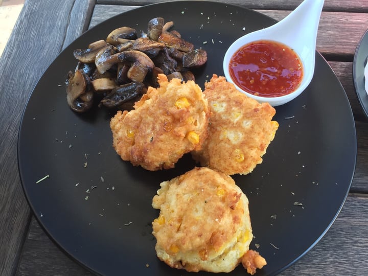 photo of Pure Café Corn Fritters shared by @sanctuarymike on  17 Jul 2019 - review