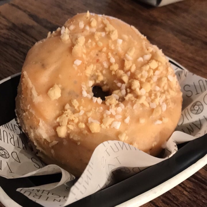 photo of Tantrum Doughnuts Gordon Street Vegan Peanut Butter Doughnut shared by @veganfoodiee on  06 May 2020 - review