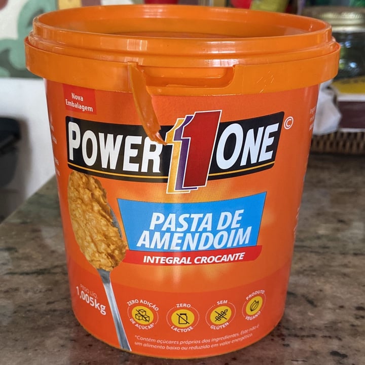 photo of Power1one Pasta de amendoim integral crocante shared by @machado1 on  01 Jul 2022 - review
