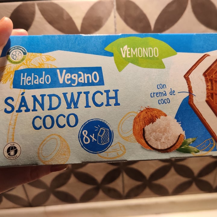 photo of Vemondo  Helado tipo sandwich shared by @katerinapap on  23 Oct 2022 - review