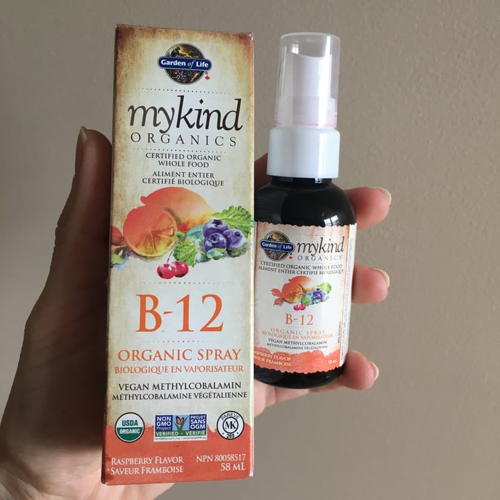 photo of Mykind Organics B12 Organic Spray shared by @rebeccag on  21 Mar 2021 - review