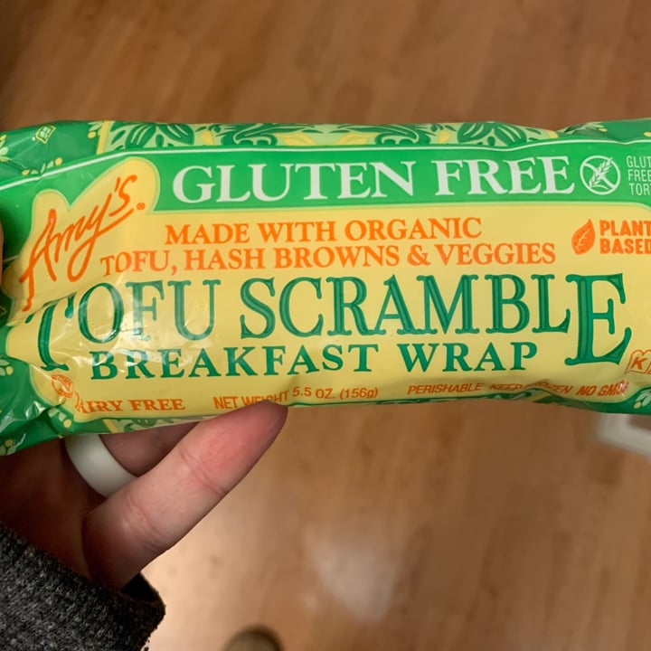 photo of Amy’s Tofu Scramble Breakfast Wrap shared by @jdwatts on  27 Jan 2021 - review