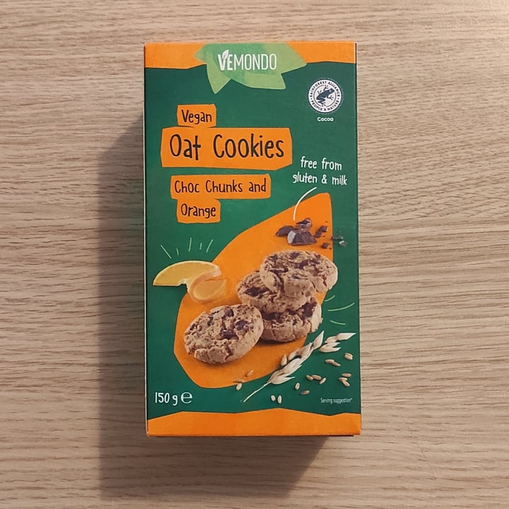review photo of Vemondo Oat cookies - Choc Chunks and Orange shared by @danilelaht on 24 Jun 2022 - review