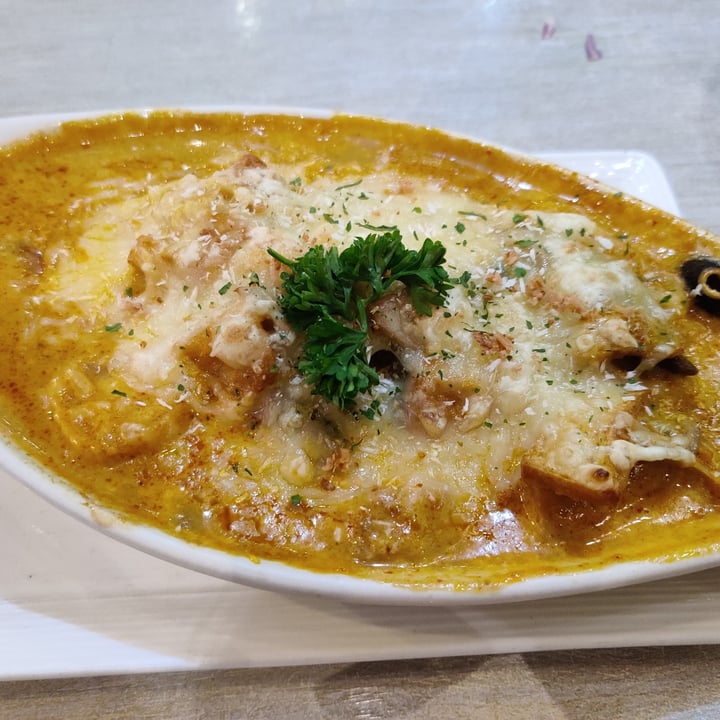 review photo of Flavours by Saute Baked Pasta Laksa Lion Mane Spaghetti shared by @fourdollars on 17 Jul 2022 - review