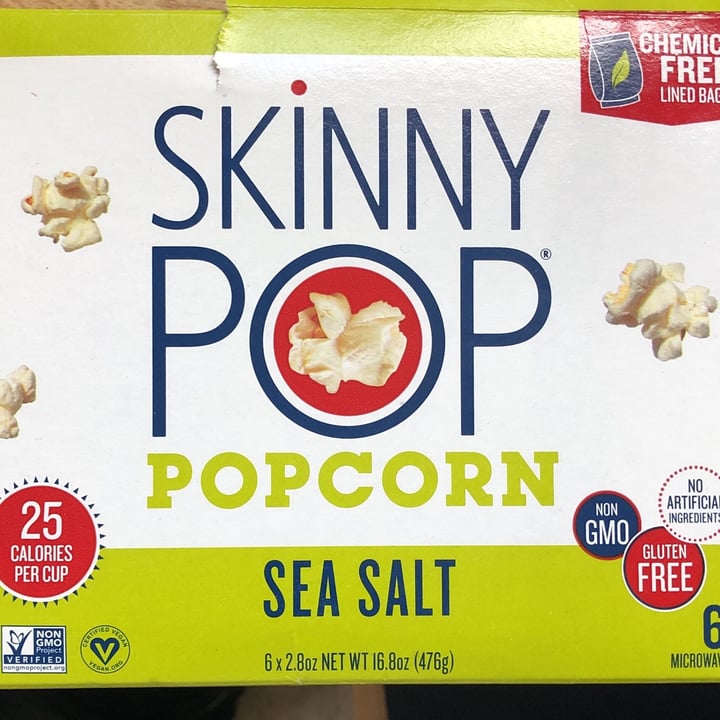 photo of Skinny Pop Non-GMO Gluten Free Organic Popcorn shared by @zoewerner on  15 Oct 2021 - review