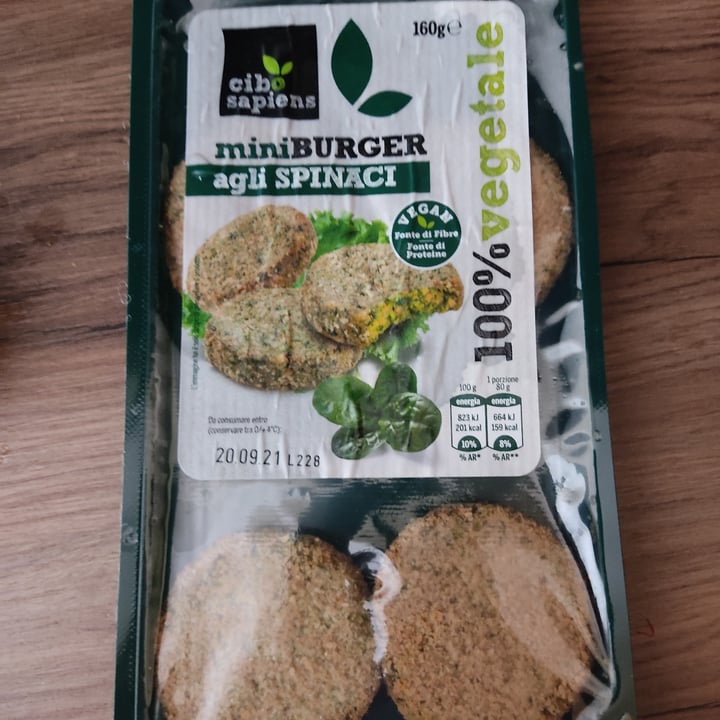 review photo of Cibo Sapiens Mini Burger Agli Spinaci shared by @martygio on 30 Aug 2021 - review
