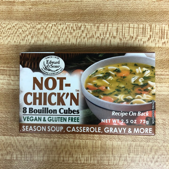 review photo of Edward & Sons Not-Chick’n™ Bouillon Cubes shared by @allveggies on 24 May 2022 - review