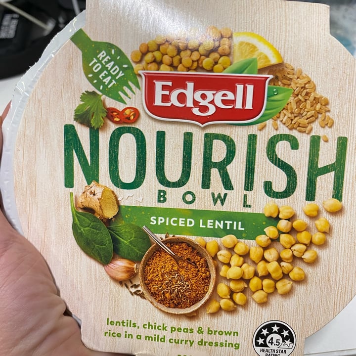 photo of Edgell Nourish Bowl - spiced lentil shared by @arianemeschiatti on  24 Jul 2022 - review