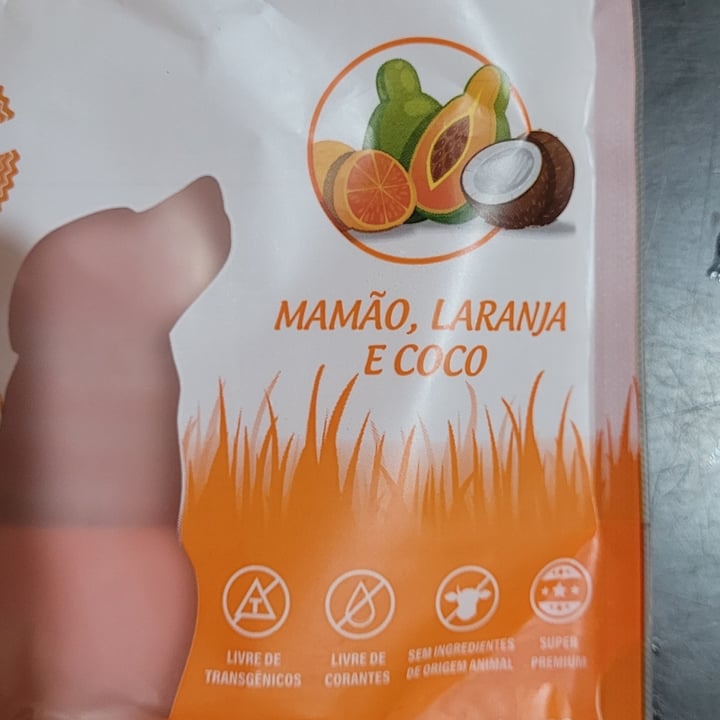 photo of Petvegan Petvevan bifinhos de  frutas sabor mamão, laranja e coco shared by @rosane0207 on  31 Jul 2022 - review