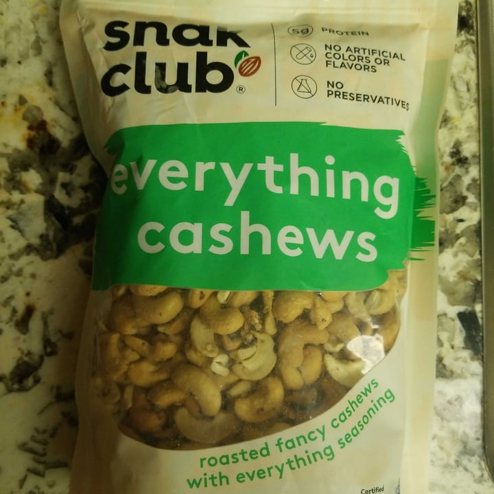 photo of Snak Club Everything Cashews shared by @shall on  03 May 2020 - review