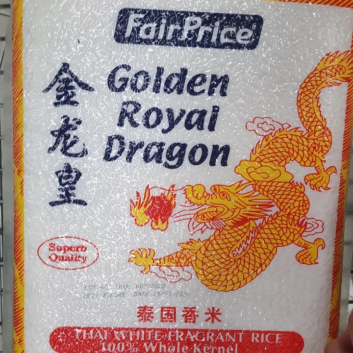 review photo of HongTu Golden Royal Dragon Thai white Rice shared by @keeannn on 01 May 2022 - review