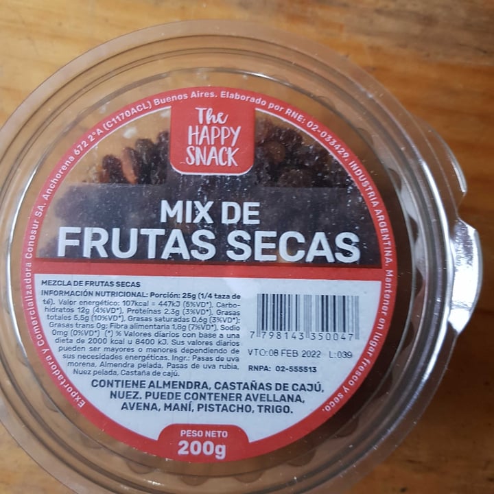 photo of The Happy Snack Mix de frutos secos shared by @ines1989 on  28 May 2021 - review