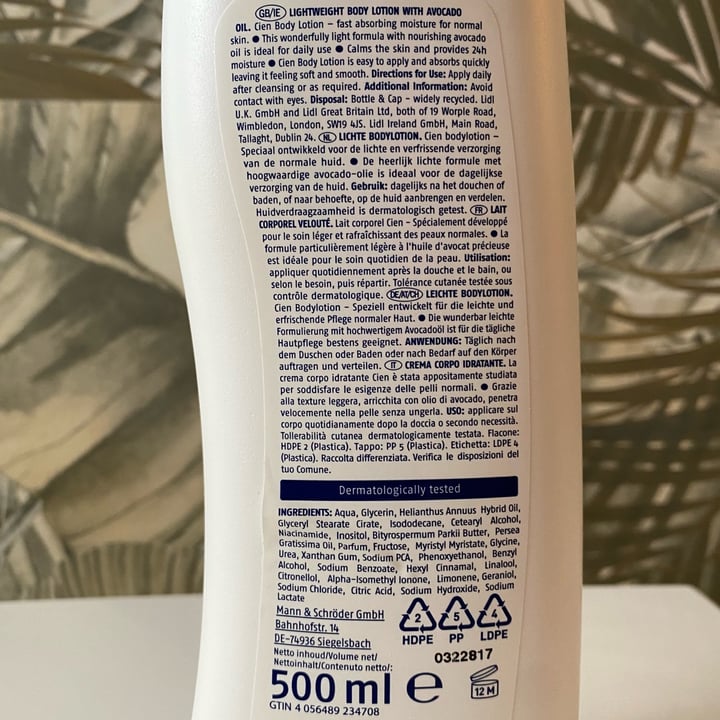 photo of Cien Lightweight Body Lotion with Avocado Oil  shared by @vanillac on  27 Sep 2022 - review