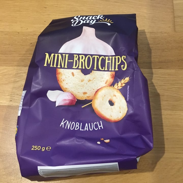 Day abillion Snack Mini-Brotchips Review Knoblauch |