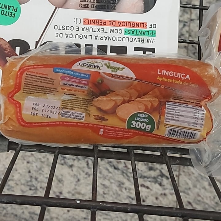 photo of Goshen Linguica apimentada de soja shared by @izadora on  28 May 2022 - review