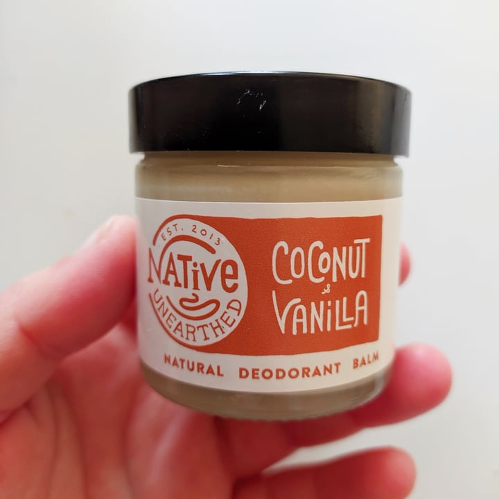 photo of Native unearthed Natural Deodorant Balm shared by @luanitafnt on  21 Mar 2022 - review