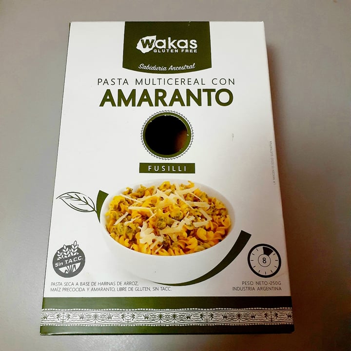 photo of Wakas Pasta Multicereal con Amaranto shared by @lalaveg on  29 Jul 2020 - review