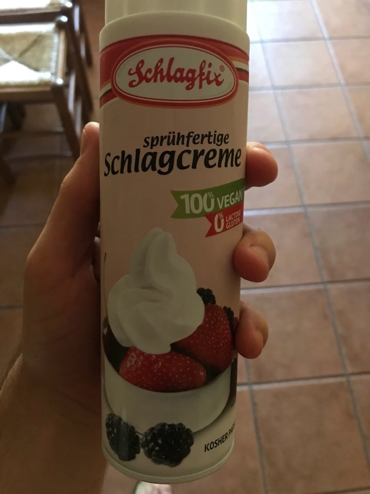 photo of Schlagfix Sprühfertige Schlagcreme shared by @veganxex on  29 Jul 2019 - review