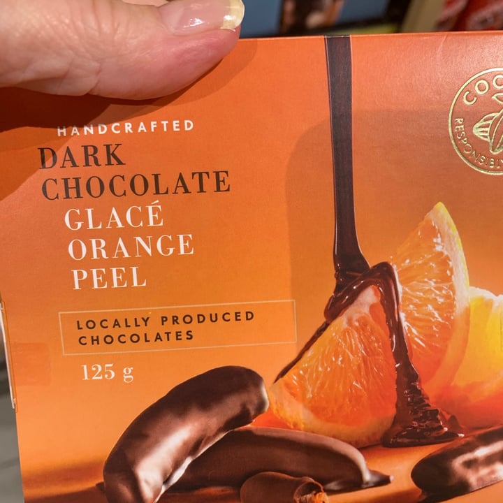 photo of Woolworths Food Dark Chocolate Glacé Orange Peel shared by @judymiddup on  09 Nov 2020 - review