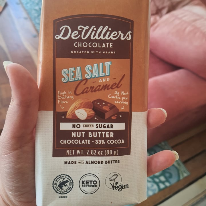 photo of De Villiers Chocolate Sea salt and caramel shared by @caitell on  26 Dec 2021 - review