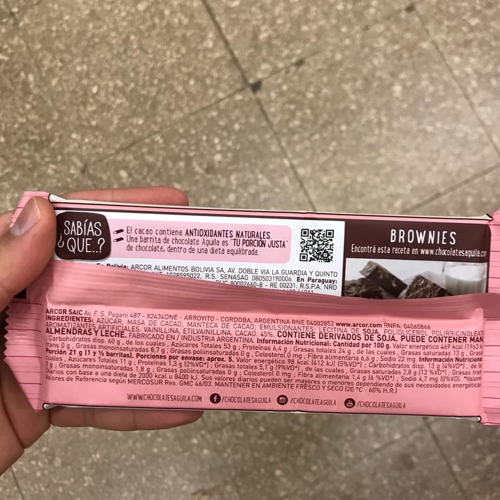 review photo of Aguila Chocolate Taza Semiamargo shared by @carinagomez99 on 05 Sep 2020 - review
