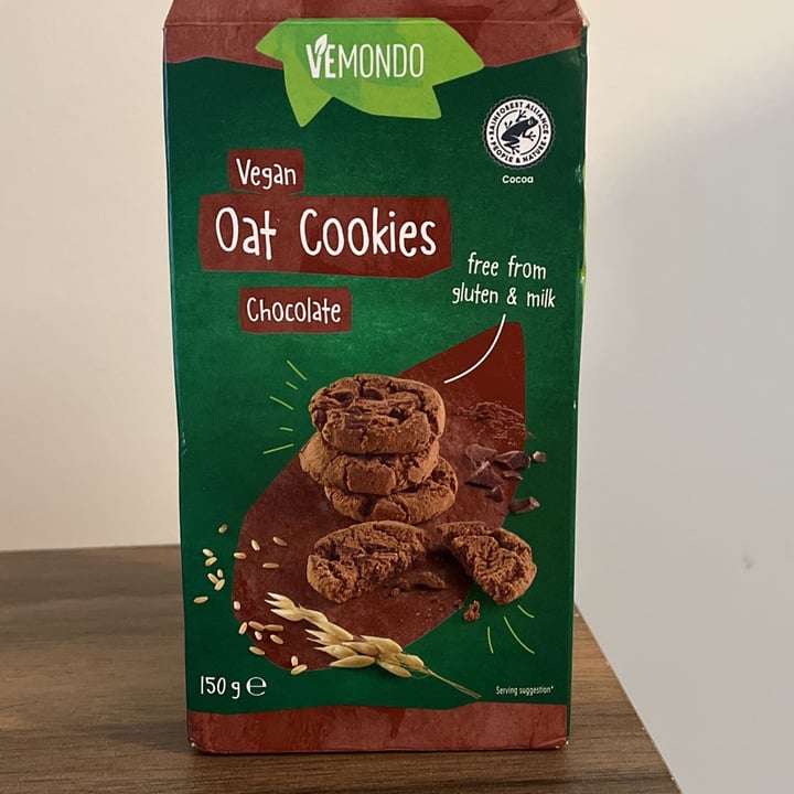 photo of Vemondo  Vegan Oat Cookies Chocolate shared by @valez on  26 Aug 2022 - review