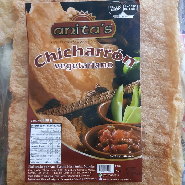 photo of Anita's Chicharrón shared by @coraleu77 on  21 Mar 2021 - review