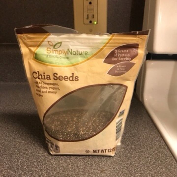 review photo of Simply Nature Chia seeds shared by @danadavis on 13 May 2020 - review