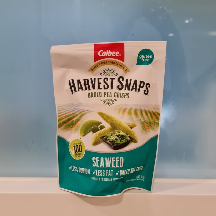 photo of Calbee Harvest Snaps Baked Pea Crisps - Seaweed shared by @parismelody on  11 Feb 2022 - review