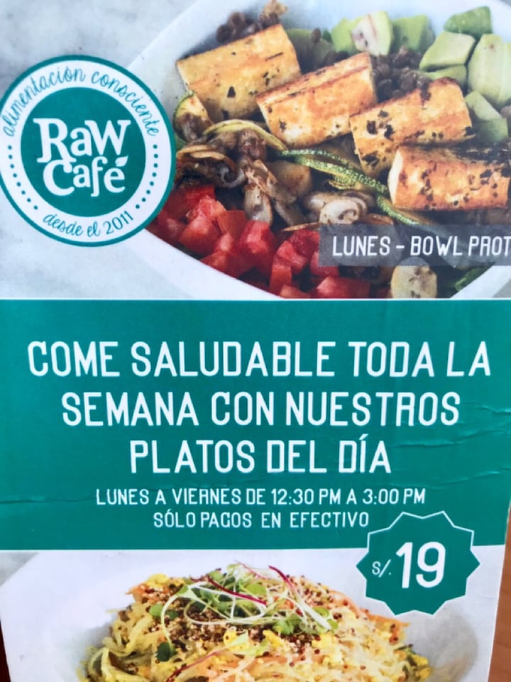 photo of Raw Café Bowl del Jardín shared by @pauladelav on  02 Aug 2019 - review