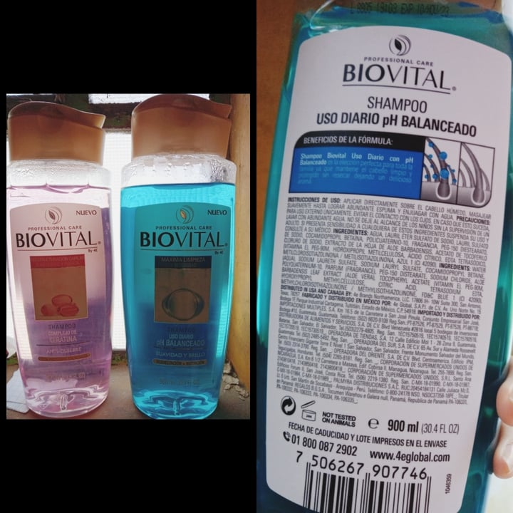 photo of Biovital Shampoo con Aceite de Aguacate & Aloe Vera shared by @maymaggie on  08 Feb 2021 - review