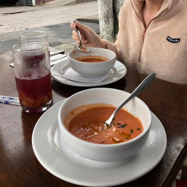 photo of Mýkonos Cocina Mediterránea Gazpacho shared by @emconroy on  29 Jun 2020 - review