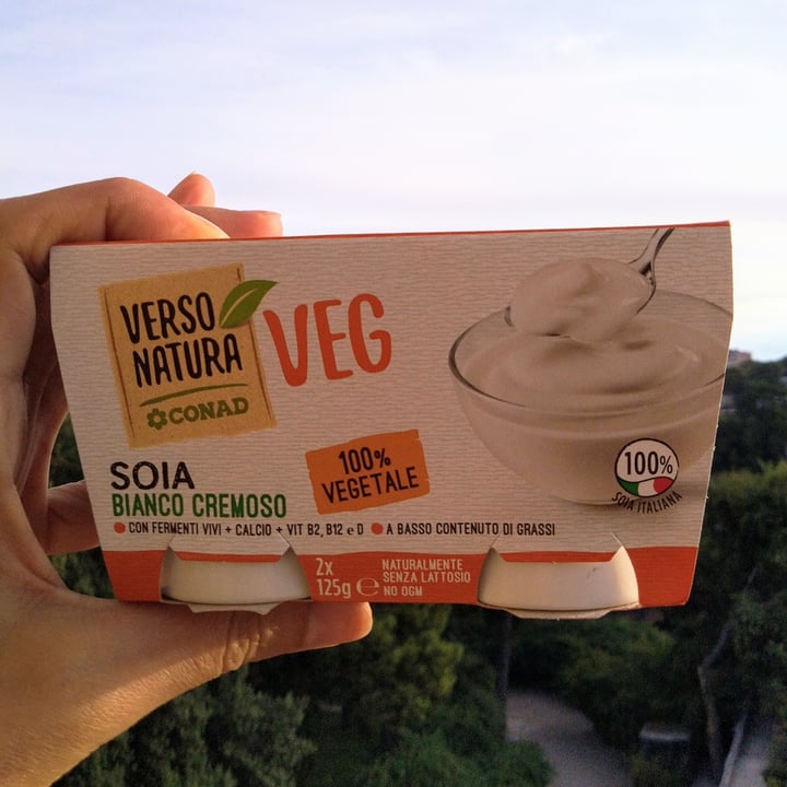 photo of Verso Natura Conad Veg Soia Bianco Cremoso  shared by @manoveg on  18 Sep 2022 - review