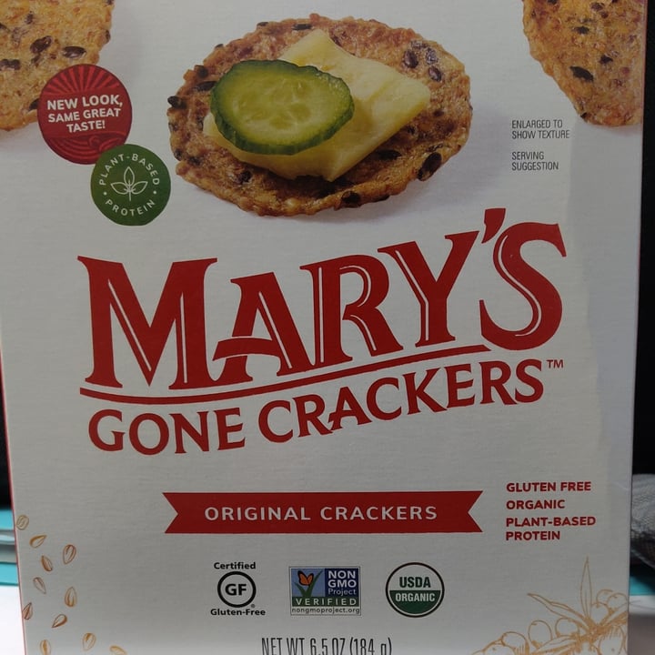 review photo of Mary’s organic crackers Mary's Gone Crackers shared by @kqm219 on 10 Mar 2021 - review